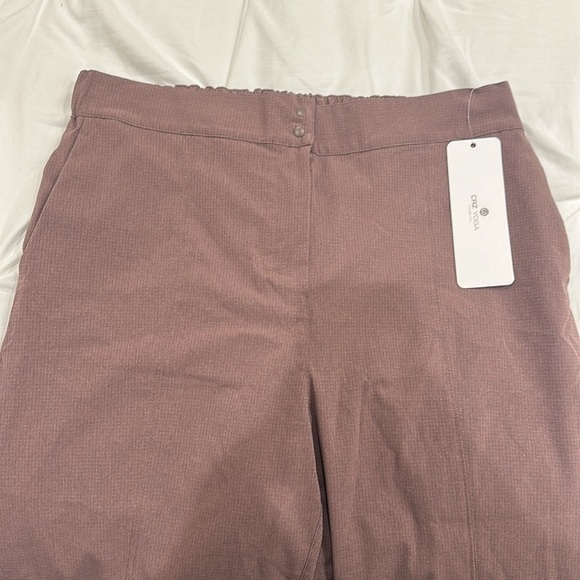 NWT CRZ Yoga mauve pants- large 12 - Picture 2 of 3